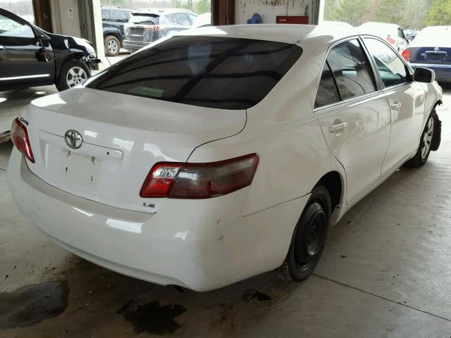 4T1BE46K37U674099 - 2007 TOYOTA CAMRY NEW WHITE photo 4