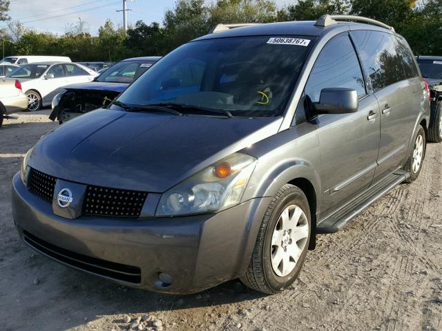 5N1BV28UX5N118026 - 2005 NISSAN QUEST S GRAY photo 2