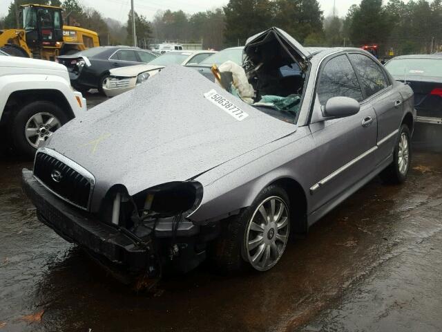 KMHWF35H95A136469 - 2005 HYUNDAI SONATA GLS GRAY photo 2