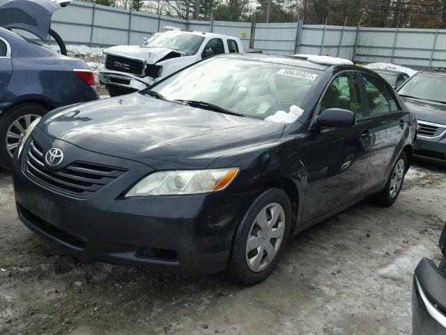 4T1BE46K27U108919 - 2007 TOYOTA CAMRY BLACK photo 2