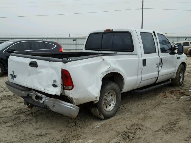 3FTNW20L01MA07314 - 2001 FORD F250 SUPER WHITE photo 4