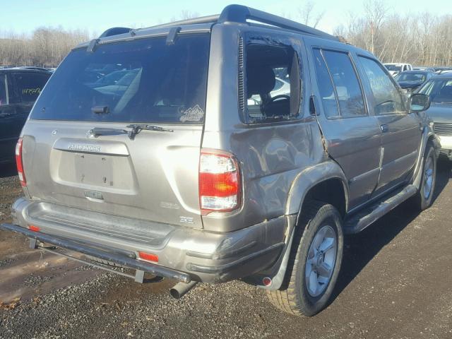 JN8DR09YX3W819443 - 2003 NISSAN PATHFINDER GOLD photo 4