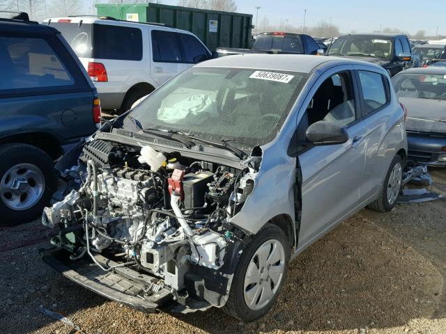 KL8CB6SA0HC786420 - 2017 CHEVROLET SPARK LS SILVER photo 2