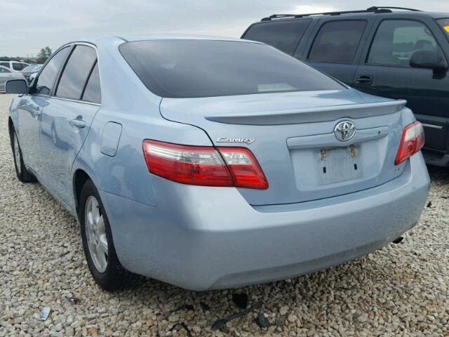 4T1BE46K59U820263 - 2009 TOYOTA CAMRY BASE BLUE photo 3