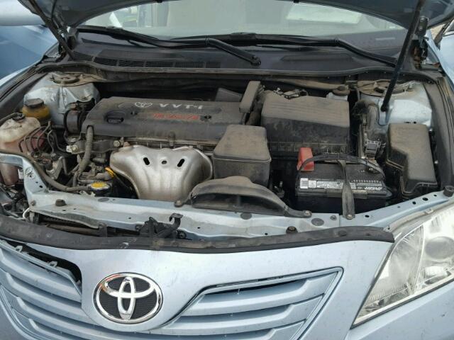 4T1BE46K59U820263 - 2009 TOYOTA CAMRY BASE BLUE photo 7