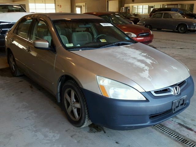 1HGCM56745A019690 - 2005 HONDA ACCORD EX BEIGE photo 1