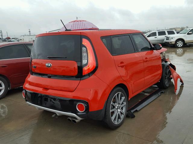 KNDJX3AAXH7472329 - 2017 KIA SOUL ! ORANGE photo 4