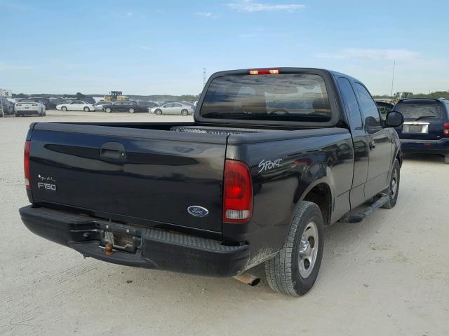 1FTRX17243NA75808 - 2003 FORD F150 BLACK photo 4