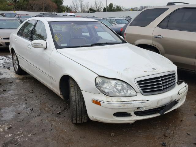 WDBNG83J53A372094 - 2003 MERCEDES-BENZ S 430 4MAT WHITE photo 1