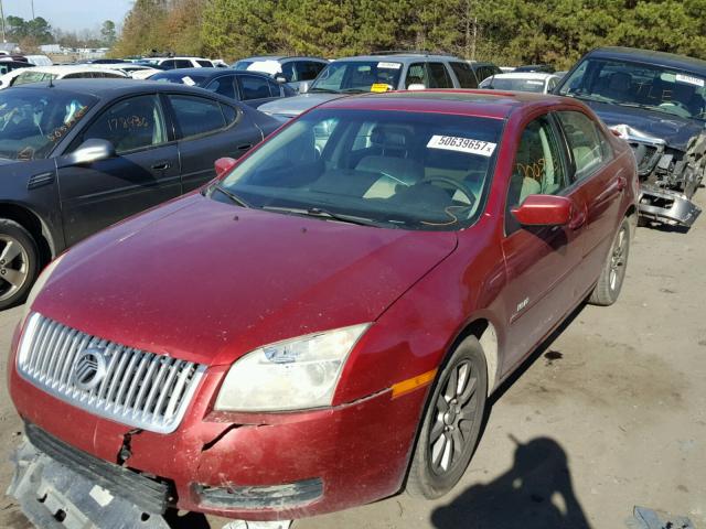 3MEHM07107R618031 - 2007 MERCURY MILAN RED photo 2