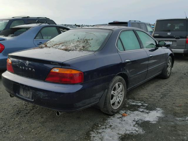 19UUA5665YA020422 - 2000 ACURA 3.2TL BLUE photo 4