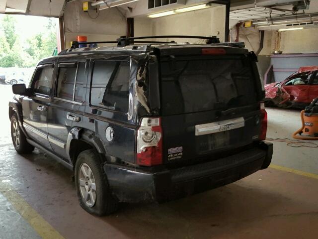 1J8HG58P17C677248 - 2007 JEEP COMMANDER შავი ფოტო 3