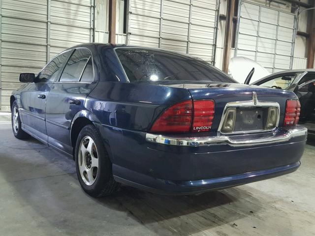 1LNHM87A21Y641184 - 2001 LINCOLN LS BLUE photo 3