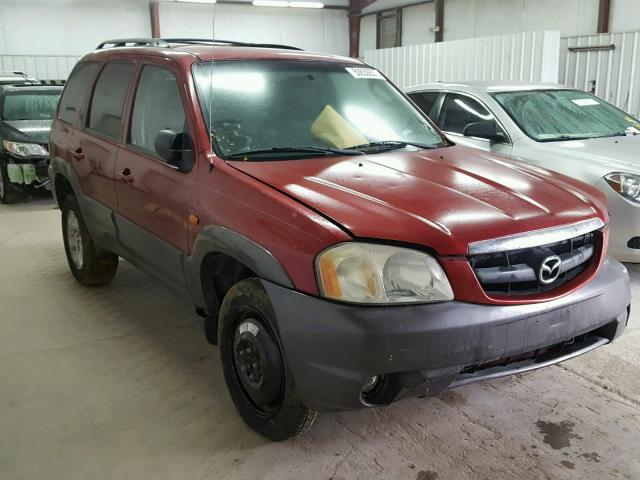 4F2CZ04124KM28037 - 2004 MAZDA TRIBUTE LX RED photo 1