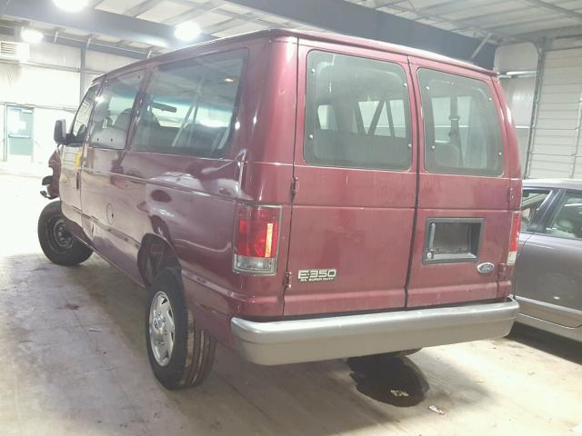 1FBNE31L93HA10232 - 2003 FORD ECONOLINE MAROON photo 3