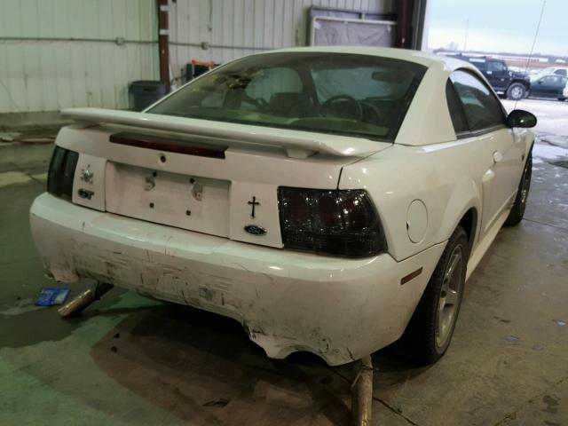 1FAFP42X44F236490 - 2004 FORD MUSTANG GT WHITE photo 4