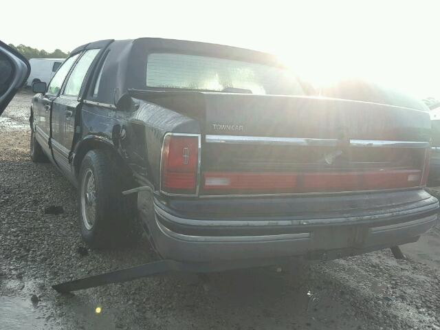 1LNCM82WXMY647543 - 1991 LINCOLN TOWN CAR S BLUE photo 3