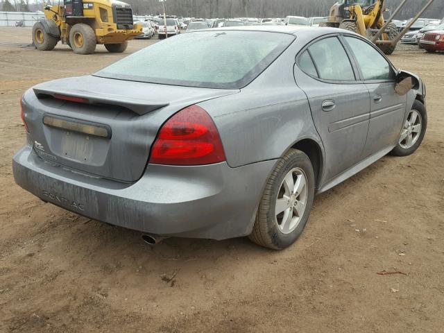 2G2WP552381183489 - 2008 PONTIAC GRAND PRIX GRAY photo 4