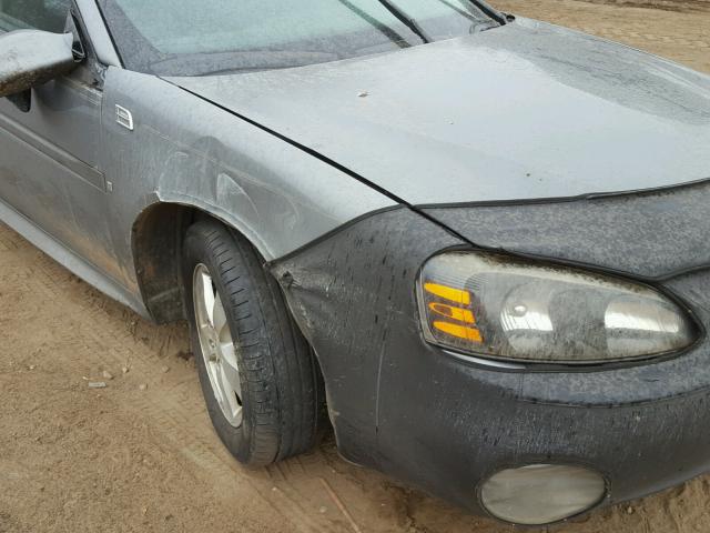 2G2WP552381183489 - 2008 PONTIAC GRAND PRIX GRAY photo 9