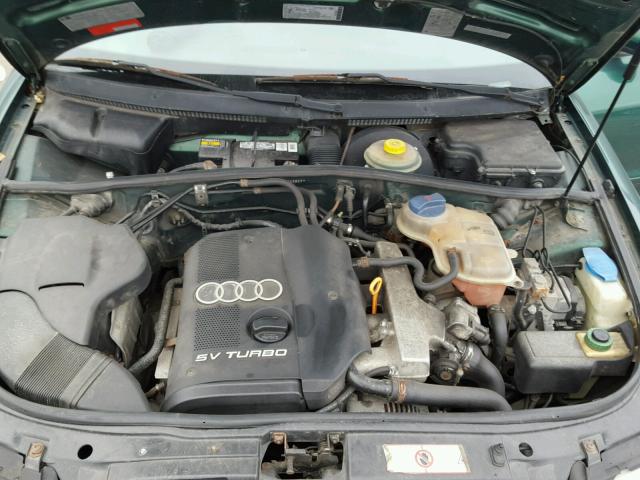 WAUCB28D2WA043622 - 1998 AUDI A4 1.8T QU GREEN photo 7