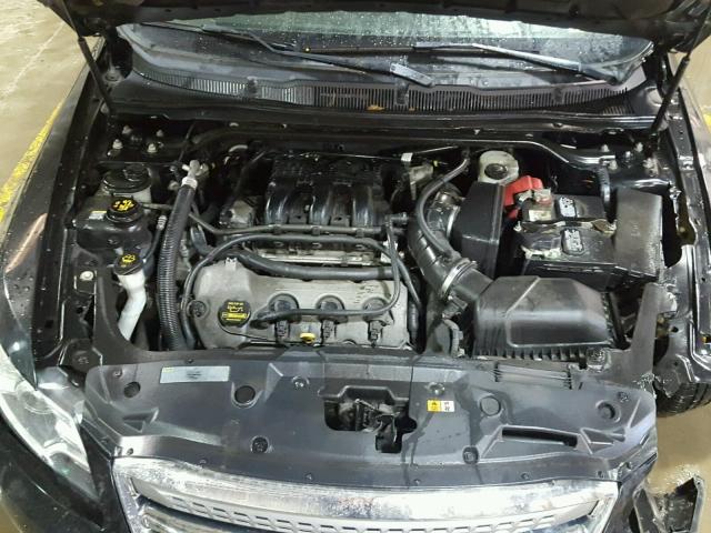 1FAHP2HW1BG143154 - 2011 FORD TAURUS SEL BLACK photo 7