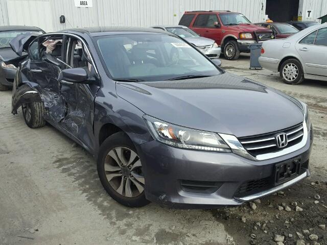 1HGCR2F35FA205415 - 2015 HONDA ACCORD LX GRAY photo 1