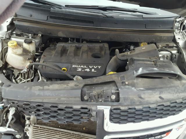 3C4PDCAB2ET107050 - 2014 DODGE JOURNEY SE SILVER photo 7