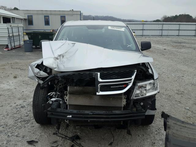 3C4PDCAB2ET107050 - 2014 DODGE JOURNEY SE SILVER photo 9