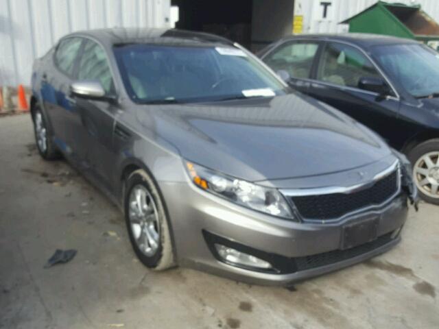 5XXGN4A7XDG099496 - 2013 KIA OPTIMA EX CHARCOAL photo 1