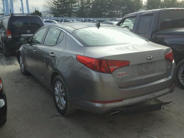 5XXGN4A7XDG099496 - 2013 KIA OPTIMA EX CHARCOAL photo 3