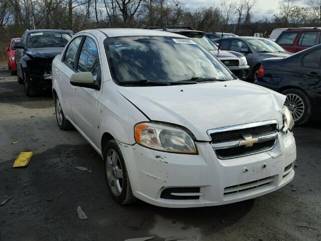 KL1TG56697B138756 - 2007 CHEVROLET AVEO LT WHITE photo 1