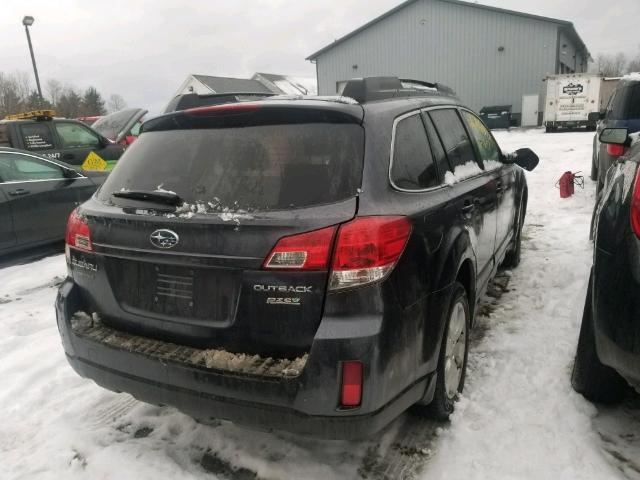 4S4BRBCC7B3332269 - 2011 SUBARU OUTBACK 2. GRAY photo 4