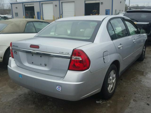 1G1ZT52805F243352 - 2005 CHEVROLET MALIBU LS SILVER photo 4