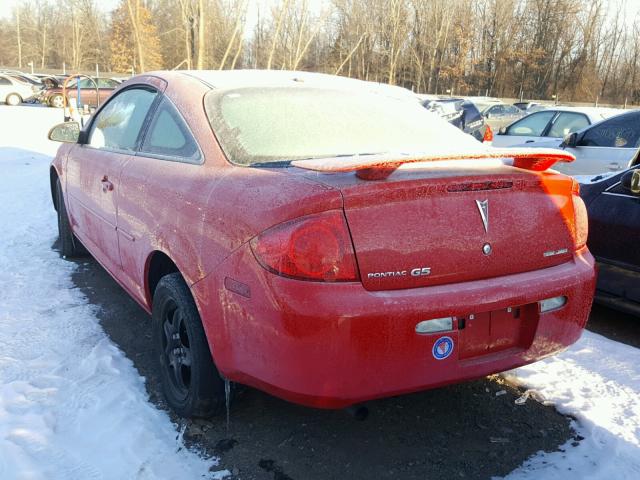 1G2AL18F287346665 - 2008 PONTIAC G5 RED photo 3