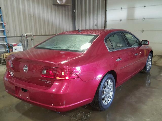 1G4HD57207U156467 - 2007 BUICK LUCERNE CX MAROON photo 4