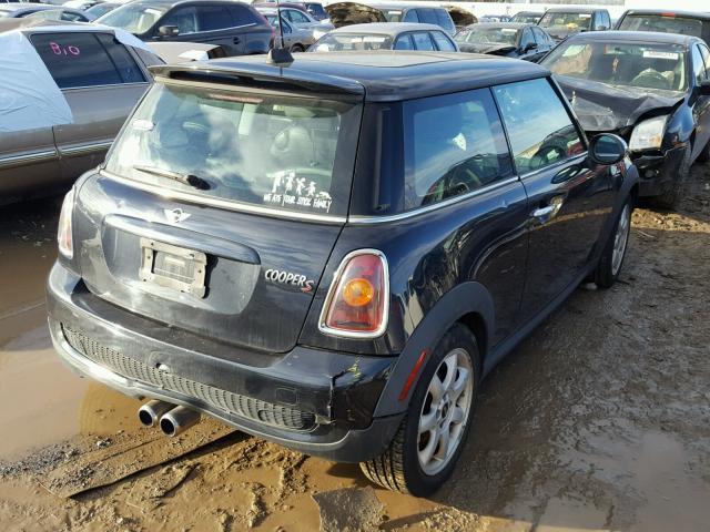 WMWMF73558TV32965 - 2008 MINI COOPER S BLACK photo 4