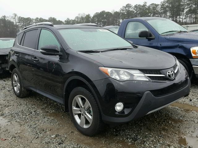 2T3RFREV0FW378998 - 2015 TOYOTA RAV4 XLE BLACK photo 1