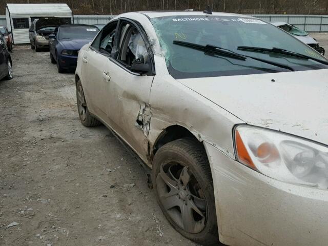 1G2ZG57B694166685 - 2009 PONTIAC G6 WHITE photo 9