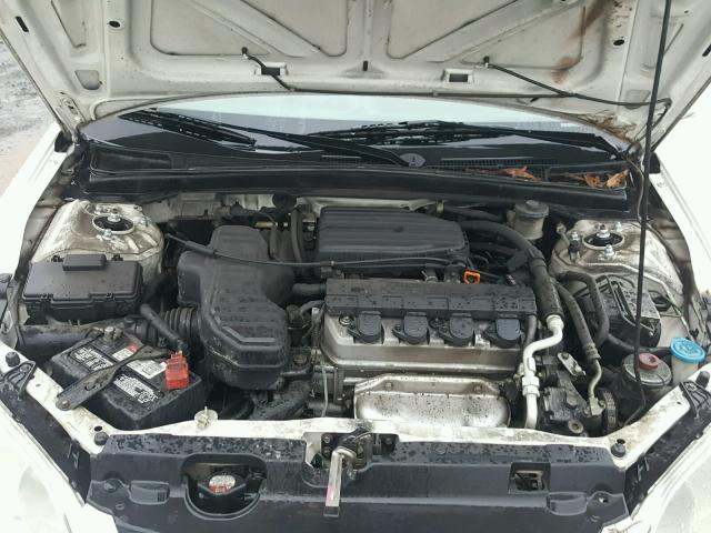 1HGEM22934L023067 - 2004 HONDA CIVIC EX თეთრი ფოტო 7