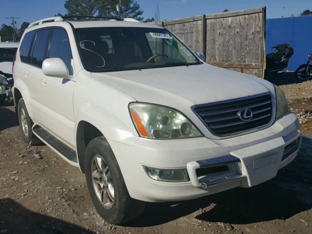 JTJBT20X950075552 - 2005 LEXUS GX 470 WHITE photo 1