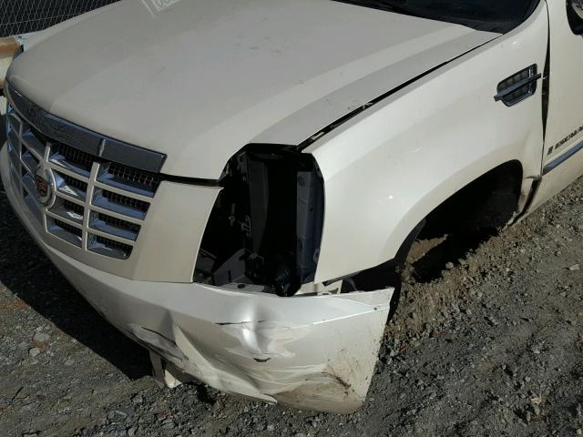 1GYFK63898R187913 - 2008 CADILLAC ESCALADE L WHITE photo 9