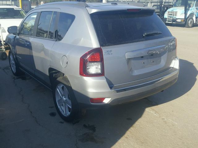 1C4NJCEA5FD297807 - 2015 JEEP COMPASS LA SILVER photo 3