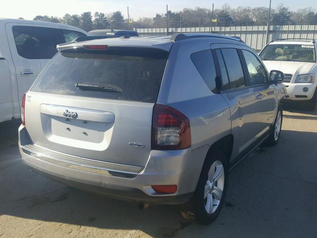 1C4NJCEA5FD297807 - 2015 JEEP COMPASS LA SILVER photo 4