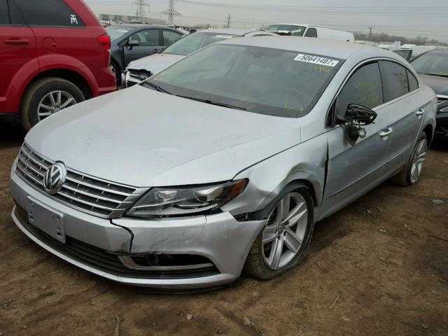 WVWBN7AN2DE533084 - 2013 VOLKSWAGEN CC SPORT SILVER photo 2