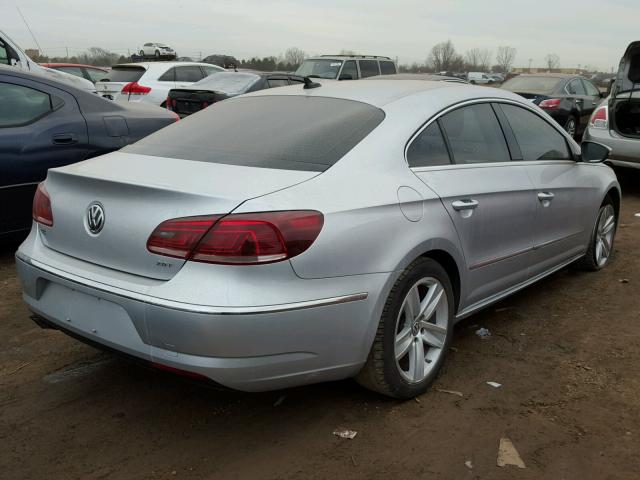 WVWBN7AN2DE533084 - 2013 VOLKSWAGEN CC SPORT SILVER photo 4