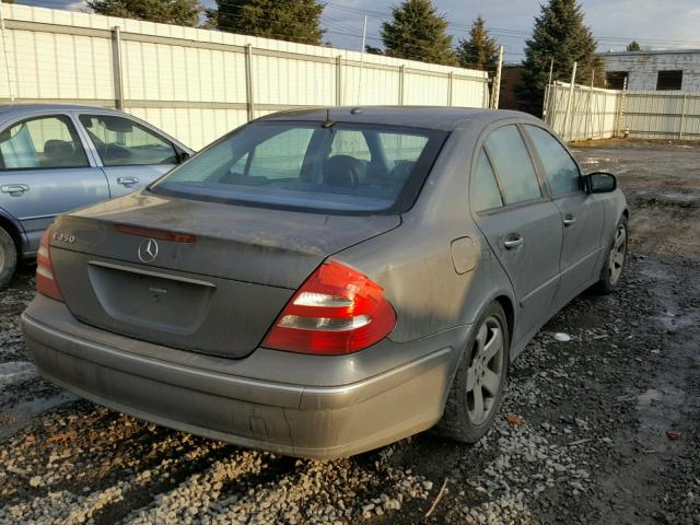 WDBUF56J96A809575 - 2006 MERCEDES-BENZ E 350 GRAY photo 4