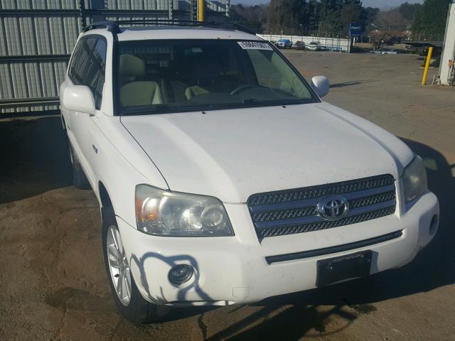 JTEHW21A470037742 - 2007 TOYOTA HIGHLANDER WHITE photo 9