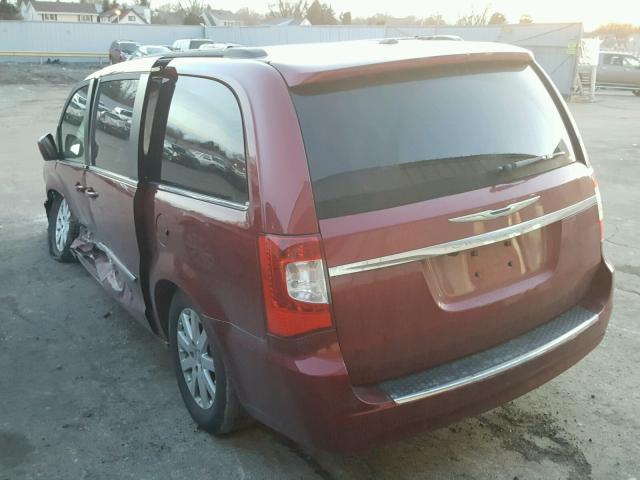 2C4RC1BG4CR412091 - 2012 CHRYSLER TOWN & COU RED photo 3