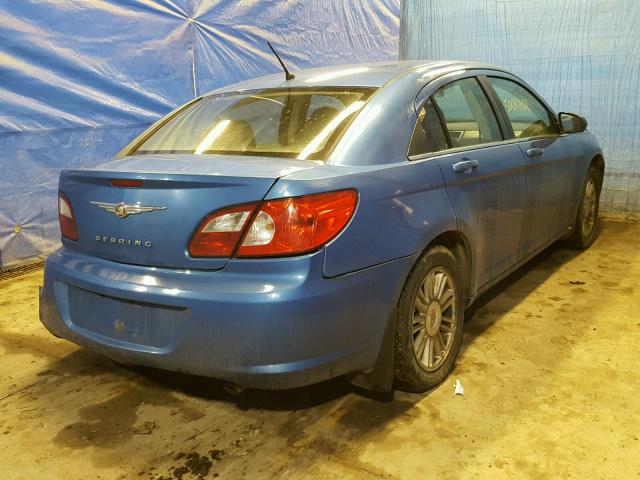 1C3LC46KX7N506876 - 2007 CHRYSLER SEBRING BLUE photo 4