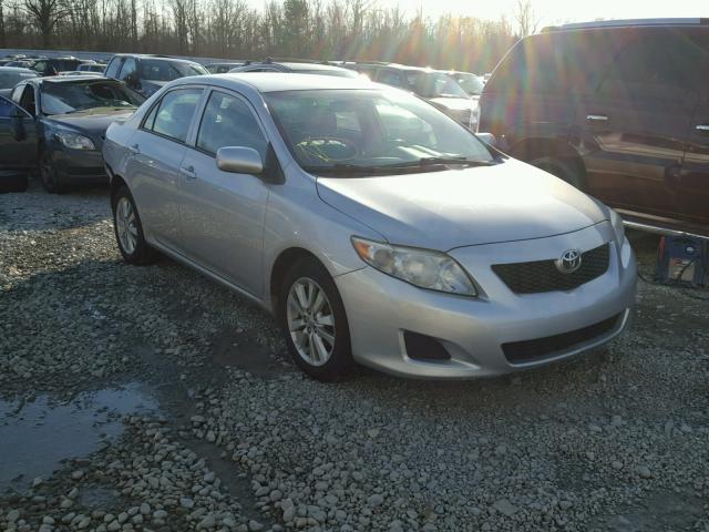 2T1BU4EE3AC312670 - 2010 TOYOTA COROLLA BA SILVER photo 1